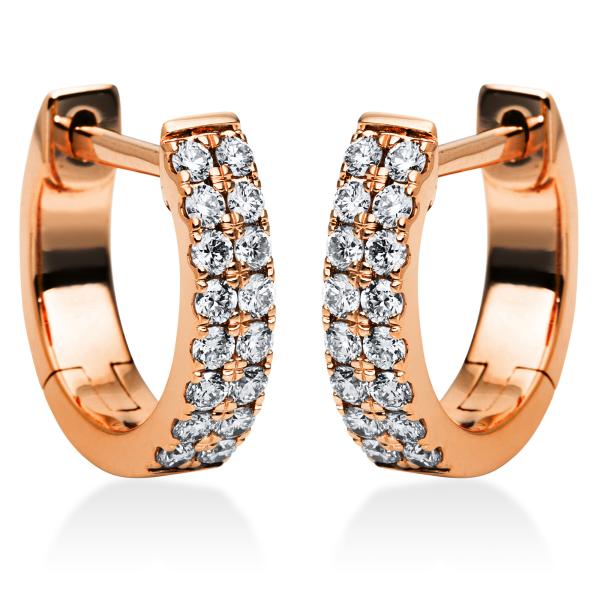 Diamant Creolen 750er Rotgold 2I829R8-1 