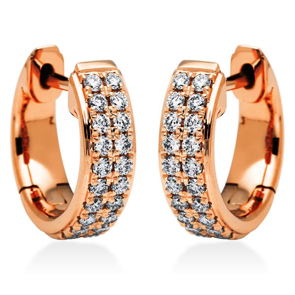 Diamant Creolen 750er Rotgold 2I830R8-1 