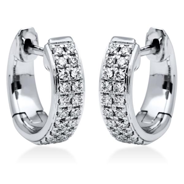 Diamant Creolen 750er Weißgold 2I830W8-1 