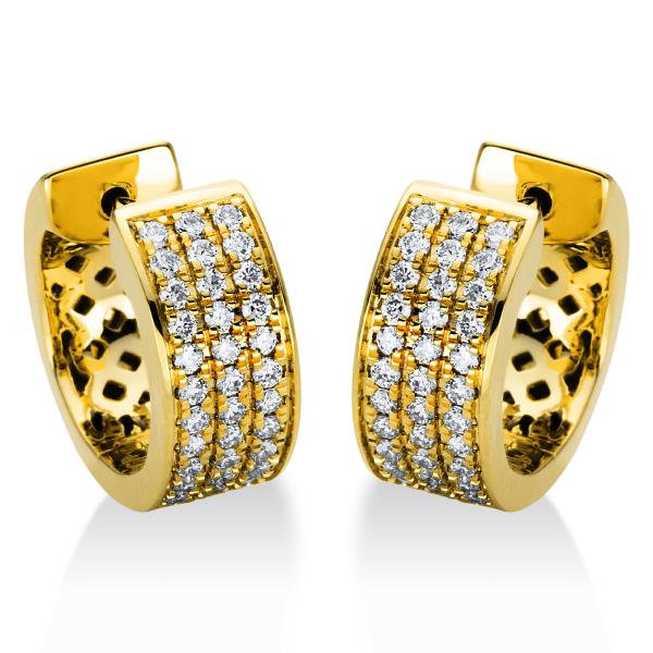 Diamant Creolen 750er Gelbgold 2I966G8-1 