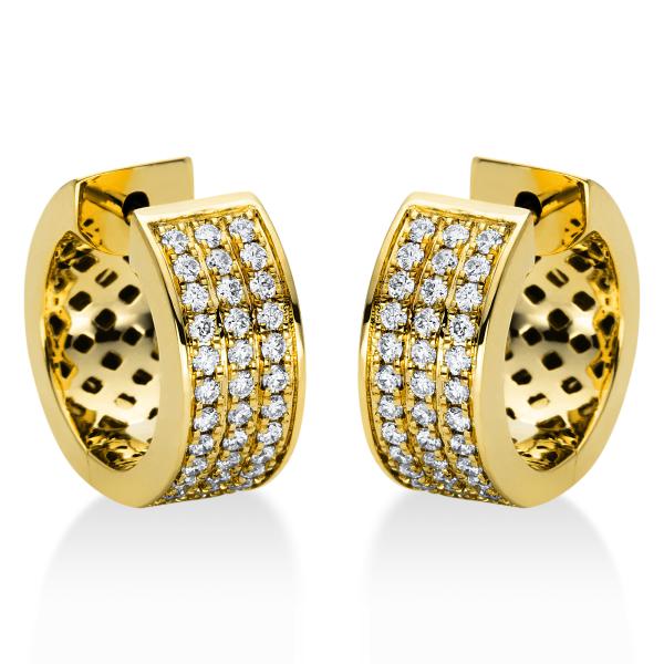 Diamant Creolen 750er Gelbgold 2I967G8-1 