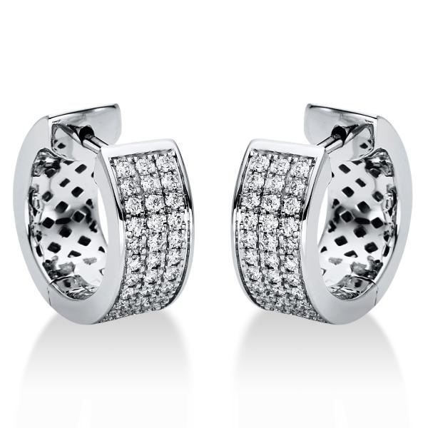 Diamant Creolen 750er Weißgold 2I967W8-1 