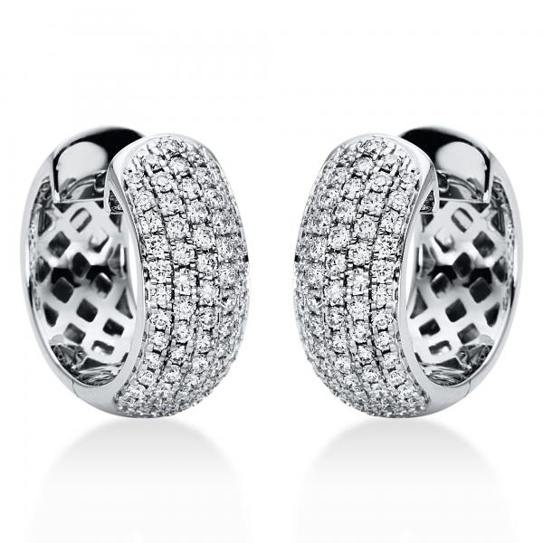 Diamant Creolen 750er Weißgold 2I969W8-3 