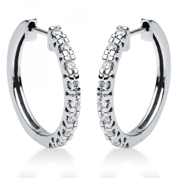 Diamant Creolen 750er Weißgold 2I974W8-2 