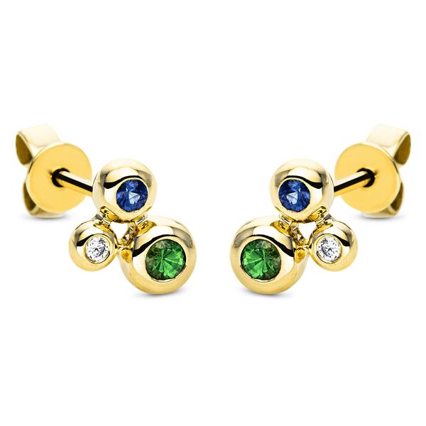 Diamant Ohrstecker 750er Gelbgold 2J311G8-1 