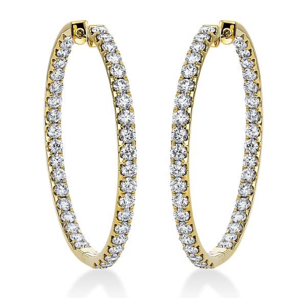 Diamant Creolen 750er Gelbgold 2J990G8-1 