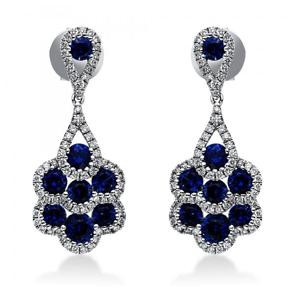 Diamant Ohrschmuck 750er Weißgold 2K028W8-1 