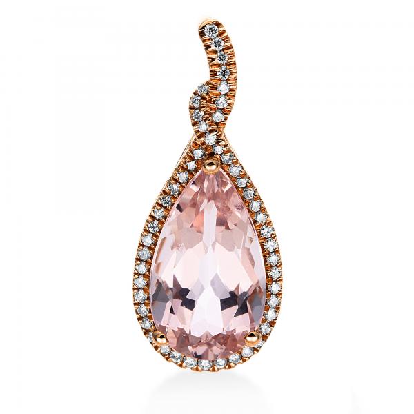 Diamant Anhänger 585er Rotgold 3B738R4-1 