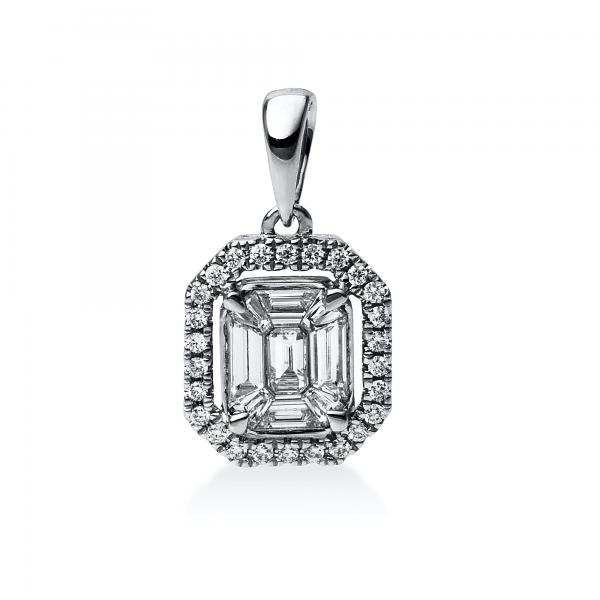 Diamant Anhänger 585er Weißgold 3C371W4-1 