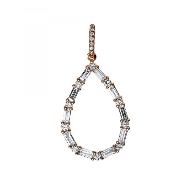 Diamant Anhänger 750er Rotgold 3D031R8-1 