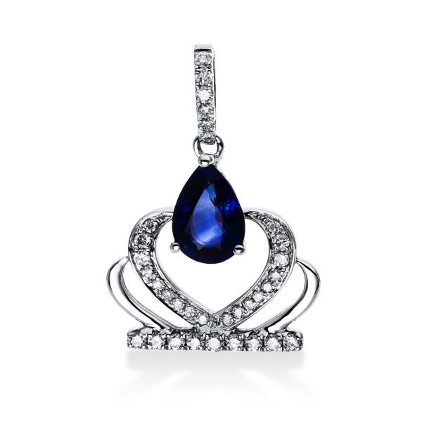 Diamant Anhänger 750er Weißgold 3D282W8-1 