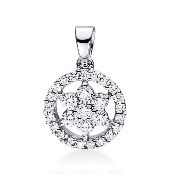 Diamant Anhänger 750er Weißgold 3D967W8-1 