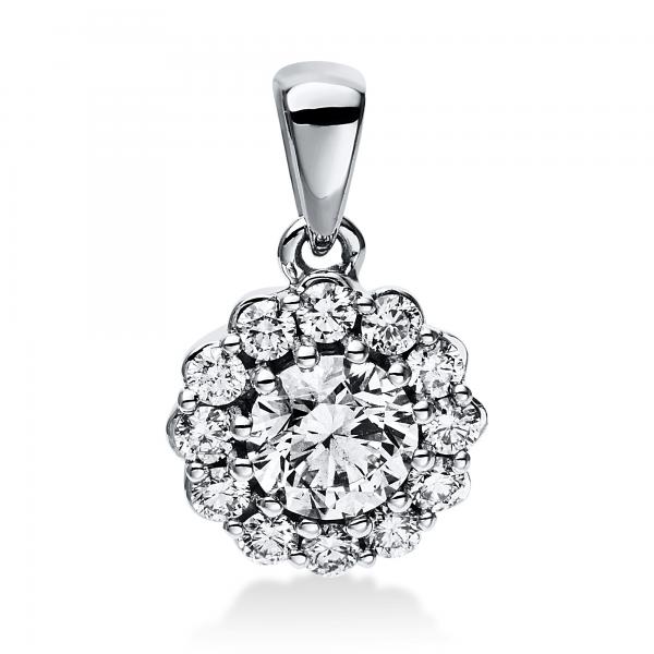 Diamant Anhänger 585er Weißgold 3E042W4-1 