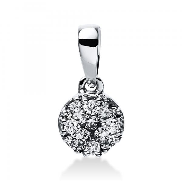 Diamant Anhänger 585er Weißgold 3E047W4-1 