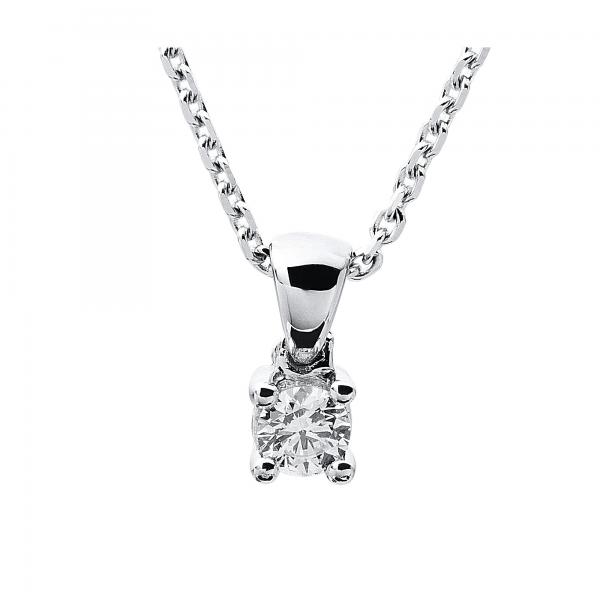 Diamant Collier 585er Weißgold 4A315W4-3 