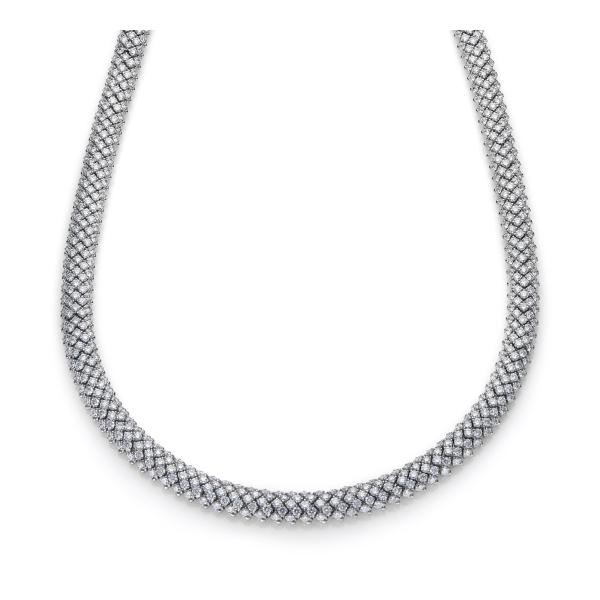 Diamant Collier 750er Weißgold 4B831W8-4 