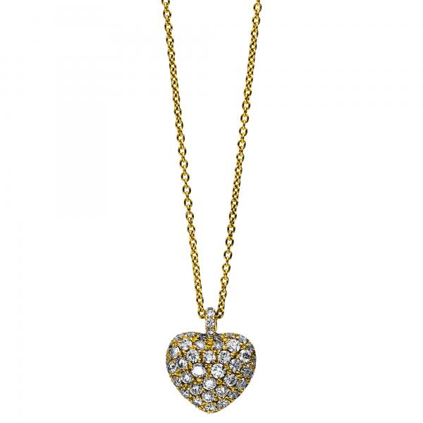 Diamant Collier 750er Gelbgold 4B998G8-1 