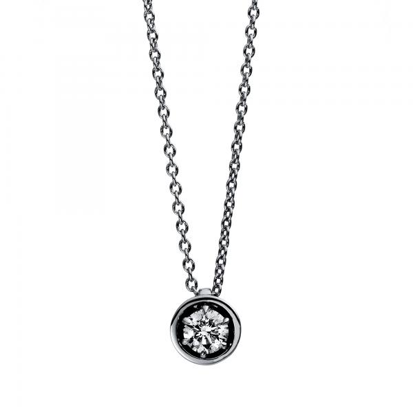 Diamant Collier 6er-Krappe 750er Weißgold 4E010W8-1 