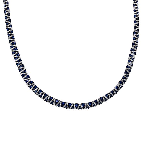 Diamant Collier 750er Weißgold 4E272W8-1 