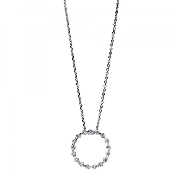Diamant Collier 750er Weißgold 4F131W8-1 