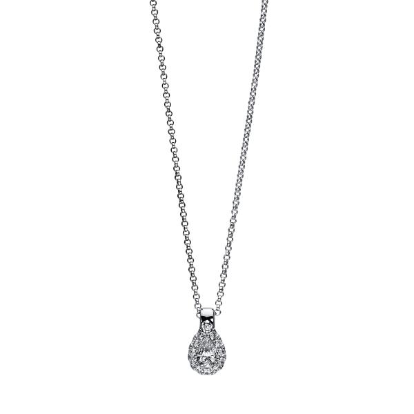 Diamant Collier 750er Weißgold 4F138W8-1 