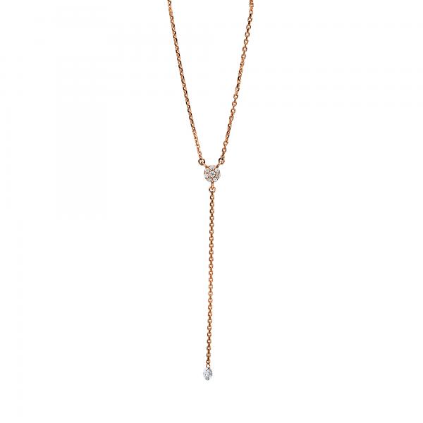Diamant Collier 750er Rotgold 4F244R8-1 