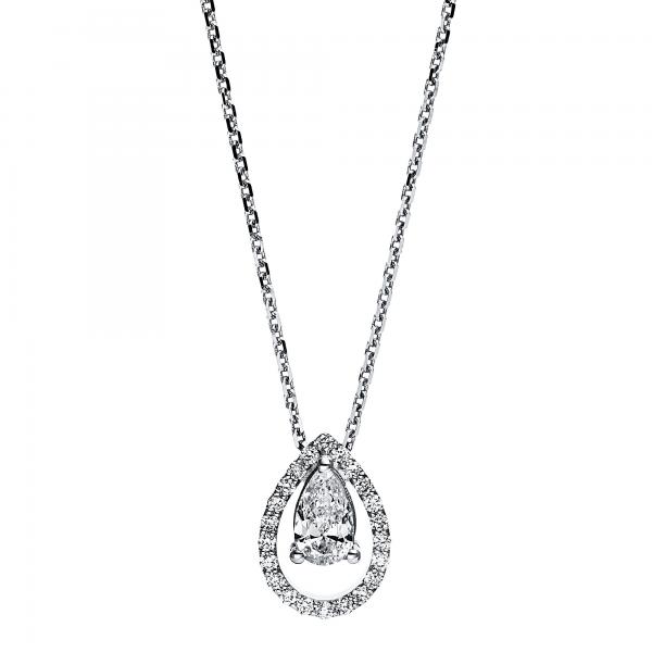 Diamant Collier 750er Weißgold 4F688W8-1 