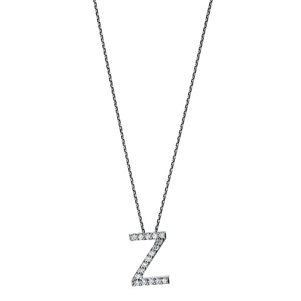 Diamant Collier 585er Weißgold 4F755W4-1 