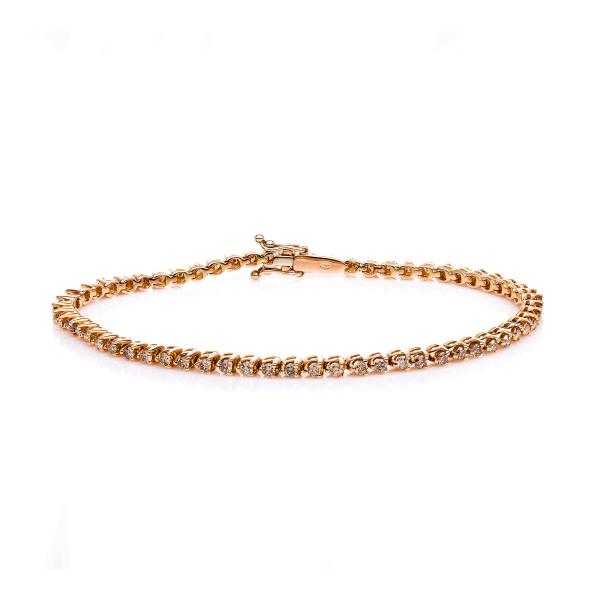 Diamant Armband 3er-Krappe 750er Rotgold 5A635R8-1 