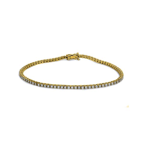 Diamant Armband 4er-Krappe 585er Gelbgold 5B135G4-1 