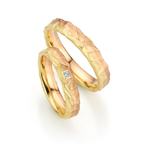 Fischer Trauringe Tricolour 5 07843/045  + 38 07843/045