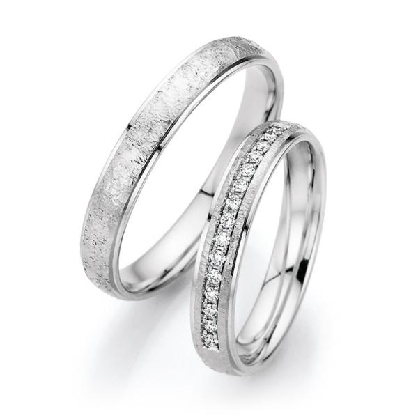 Bayer Trauringe Weissgold 60 88655 /035 + 61 88655 /035