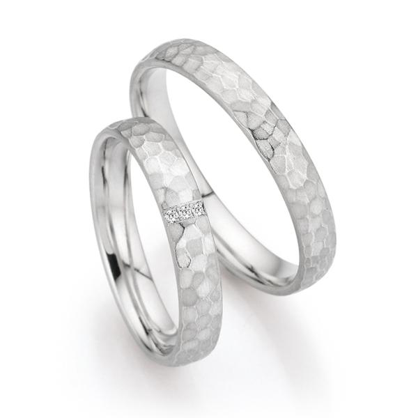 Bayer Trauringe Weissgold 60 88663 /035 + 61 88663 /035