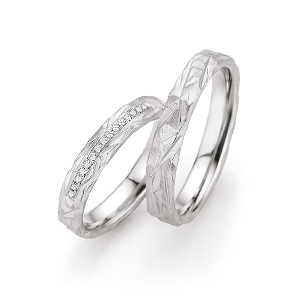 Fischer Trauringe Weissgold 6 07844/040  + 38 07844/040