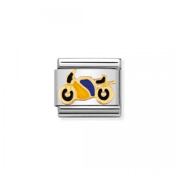 Nomination  Composable Classic   Motorrad GELB/BLAU 030203/40