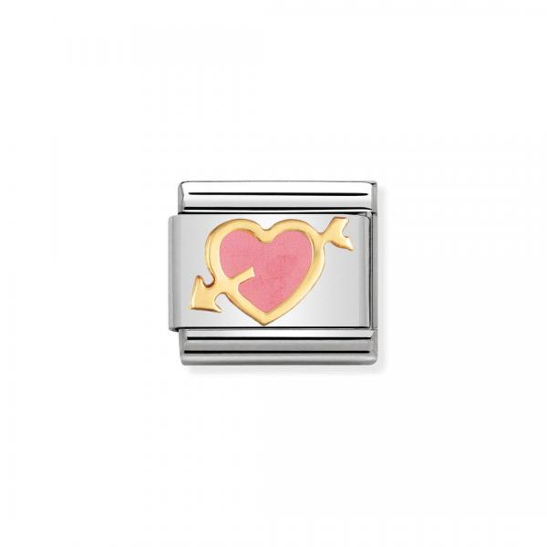 Nomination  COMPOSABLE CLASSIC   Getroffenes Herz ROSA 030253/01