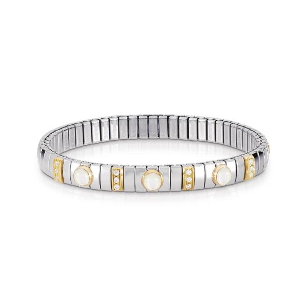 Nomination  Armbänder NY   PERLMUTT WEISS 042452/012