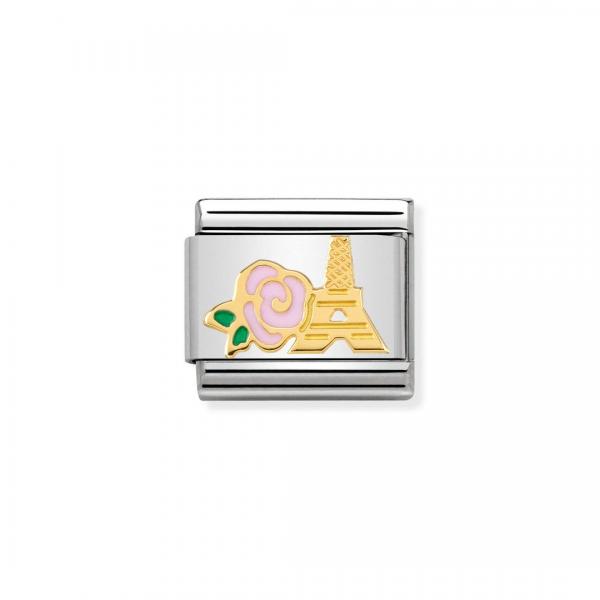 Nomination  COMPOSABLE CLASSIC   ROSA Rose und Eiffelturm 030285/39