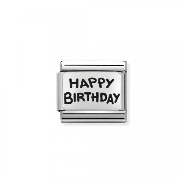 Nomination  COMPOSABLE Classic   HAPPY BIRTHDAY 330102/41