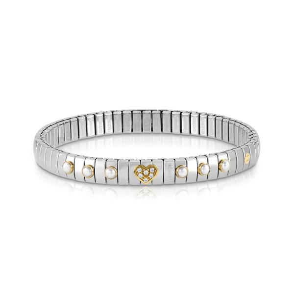 Nomination  Armband XTE   PERLE WEISS 044612/007