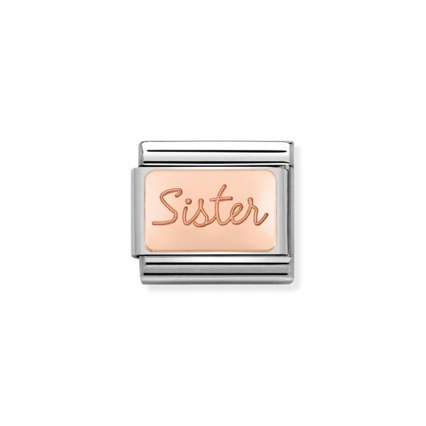 Nomination  COMPOSABLE CLASSIC   Plakette Sister 430101/38