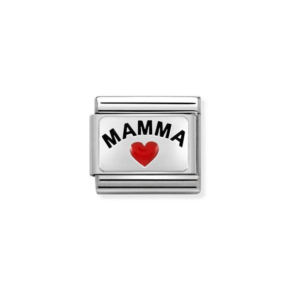 Nomination  COMPOSABLE CLASSIC   MAMMA mit Herz 330208/34