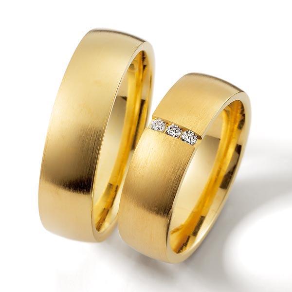 Weidner Trauringe Klassisch 62187 + 72187