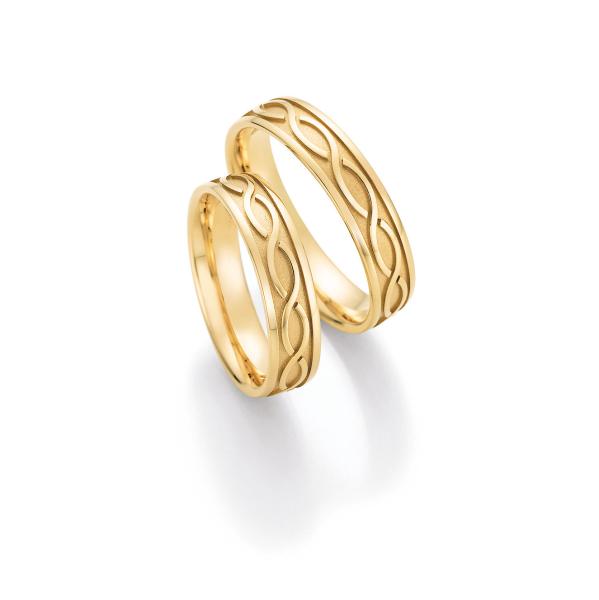 Nowotny-Collection Ruesch Trauringe Exclusive 66/39020-050 + 66/39020-050