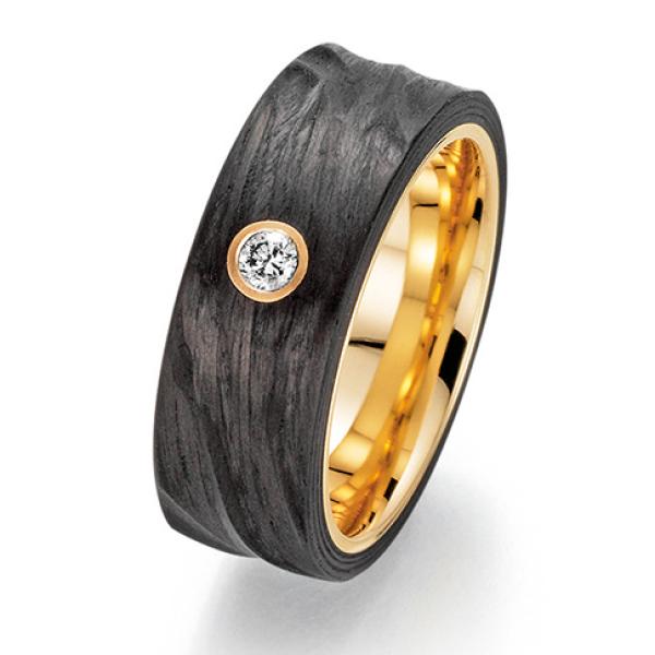 Fischer Trauringe Carbon 23-01560-080