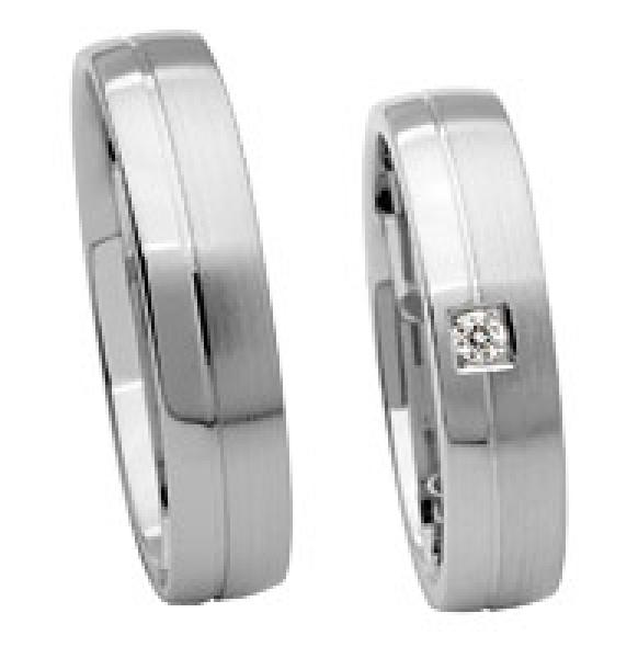 Kühnel Trauringe Weissgold 4220