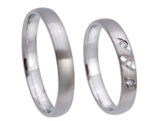 Kühnel Trauringe Weissgold 517349