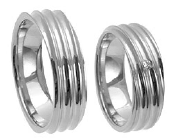 Kühnel Trauringe Weissgold 517357