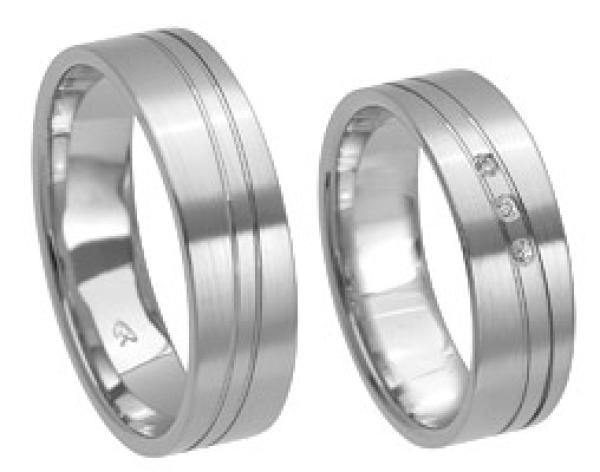 Kühnel Trauringe Weissgold 517360