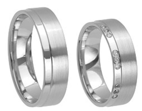 Kühnel Trauringe Weissgold 517361